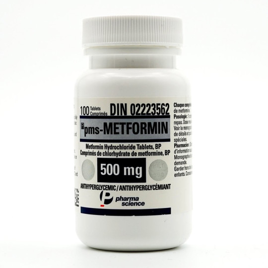 Metformin (Glucophage) 500mg/100tabs | Pharmacy Grade