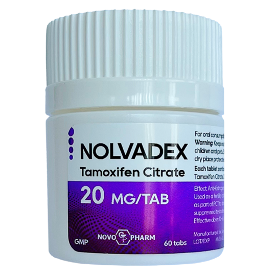 Nolvadex - Tamoxifen (Anti-Estrogen, PCT) 20mg/60tabs | NovoPharm
